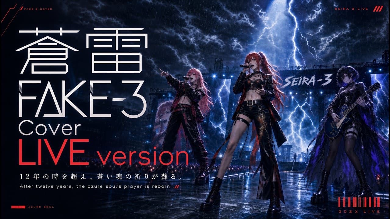 蒼雷 FAKE-3 Cover (Live Version)